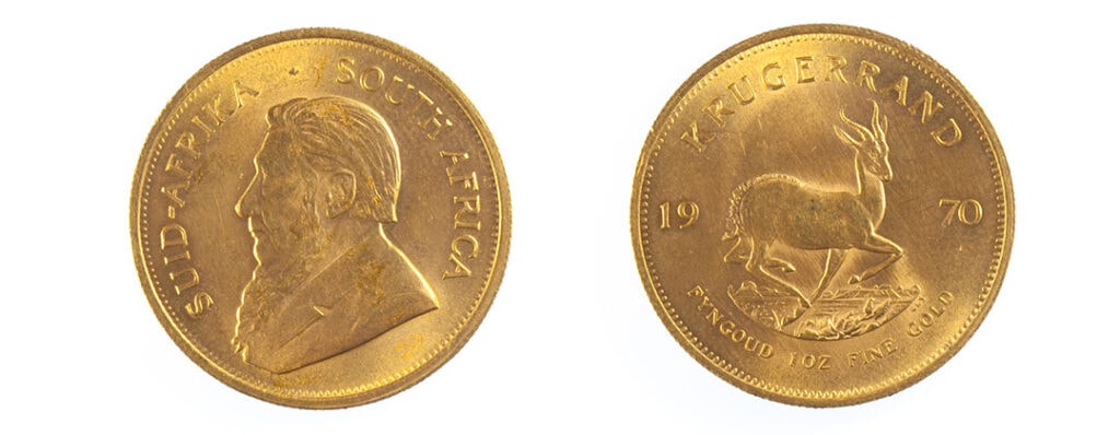 Münzenankauf - Goldmünzen Krügerrand verkaufen