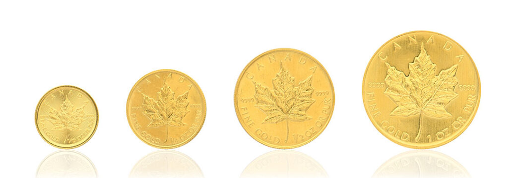 Münzenankauf - Goldmünzen Maple Leaf verkaufen