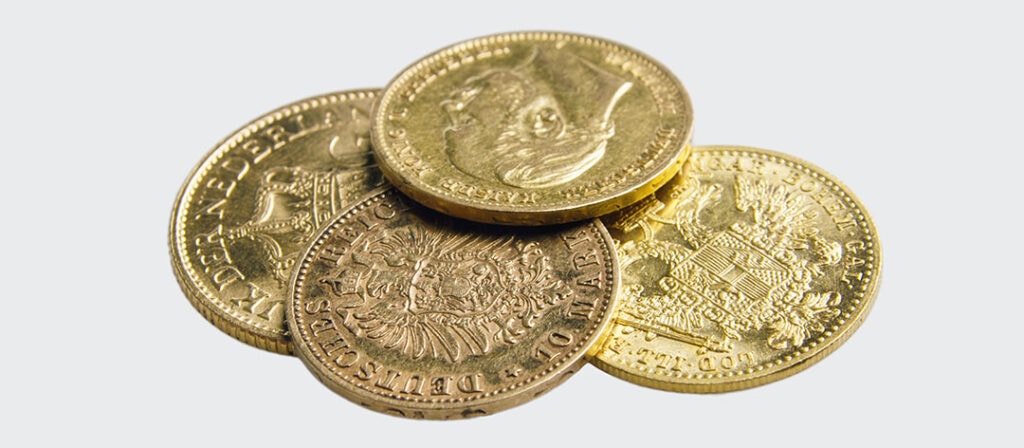 Müzenankauf - Goldmünzen Reichsmark verkaufen